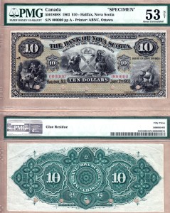 CanadaBill1903BankOfNovaScotia10Dollar