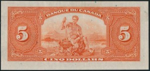 CanadaBill1935BanqueDuCanada5DollarBack