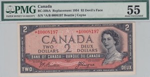 CanadaBill1954Queen2Dollar
